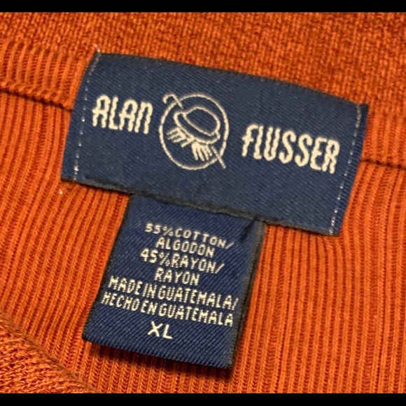 Alan Flusser Men’s Knit Polo Shirt - Picture 3 of 8